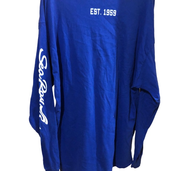 Vintage Sea Ray Long Sleeve T-shirt Men’s 2X (50-52) Hanes Beefy - Picture 2 of 7